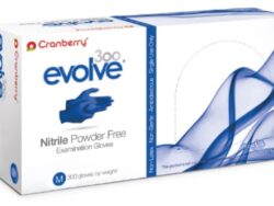 Cranberry Evolve™ Nitrile Gloves 300's