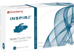 Cranberry Inspire Nitrile Gloves 300's