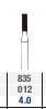 Edenta Dia Bur Flat End Cylinder G835FG012 Coarse