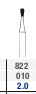 Edenta Dia Bur Pear 822FG010 Med
